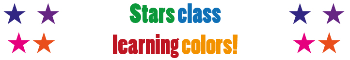 Yıldızlar Sınıfı İngilizce Dersinde Renkleri Öğreniyor